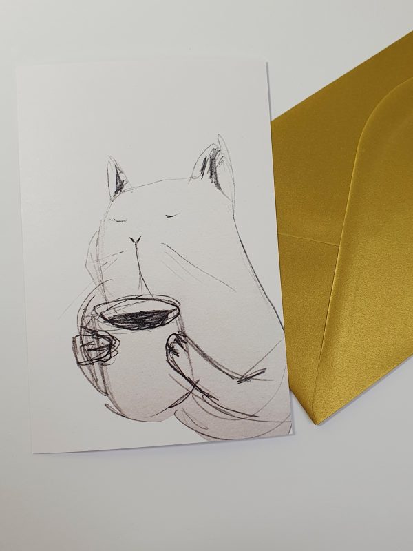 Postkaart kass kohviga - Image 3