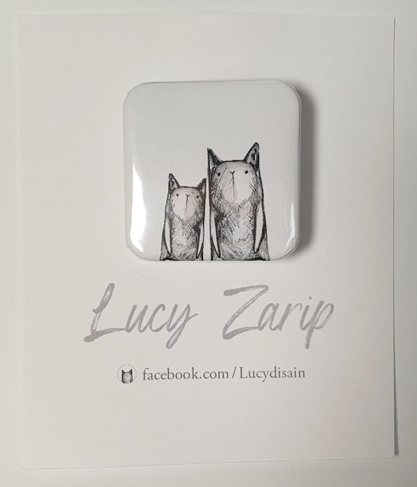 Kandiline märk kahe kassiga